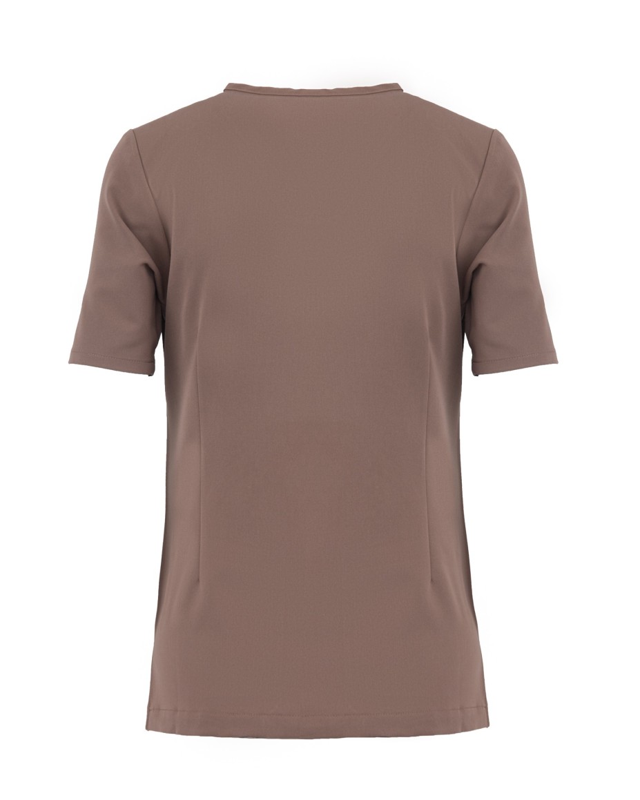 copy of MYNTS V-Neck Two Pockets – Scrub Top Women WMT002 Sahara Mokka - MYNTS