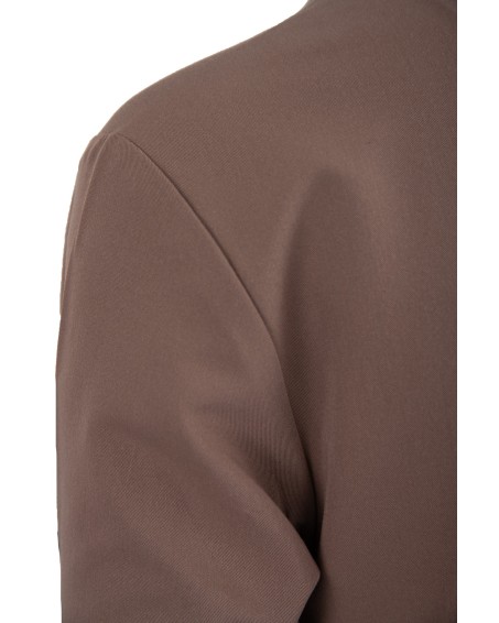 V-Neck Two Pockets – Scrub Top Women WMT002 Sahara Mokka - MYNTS
