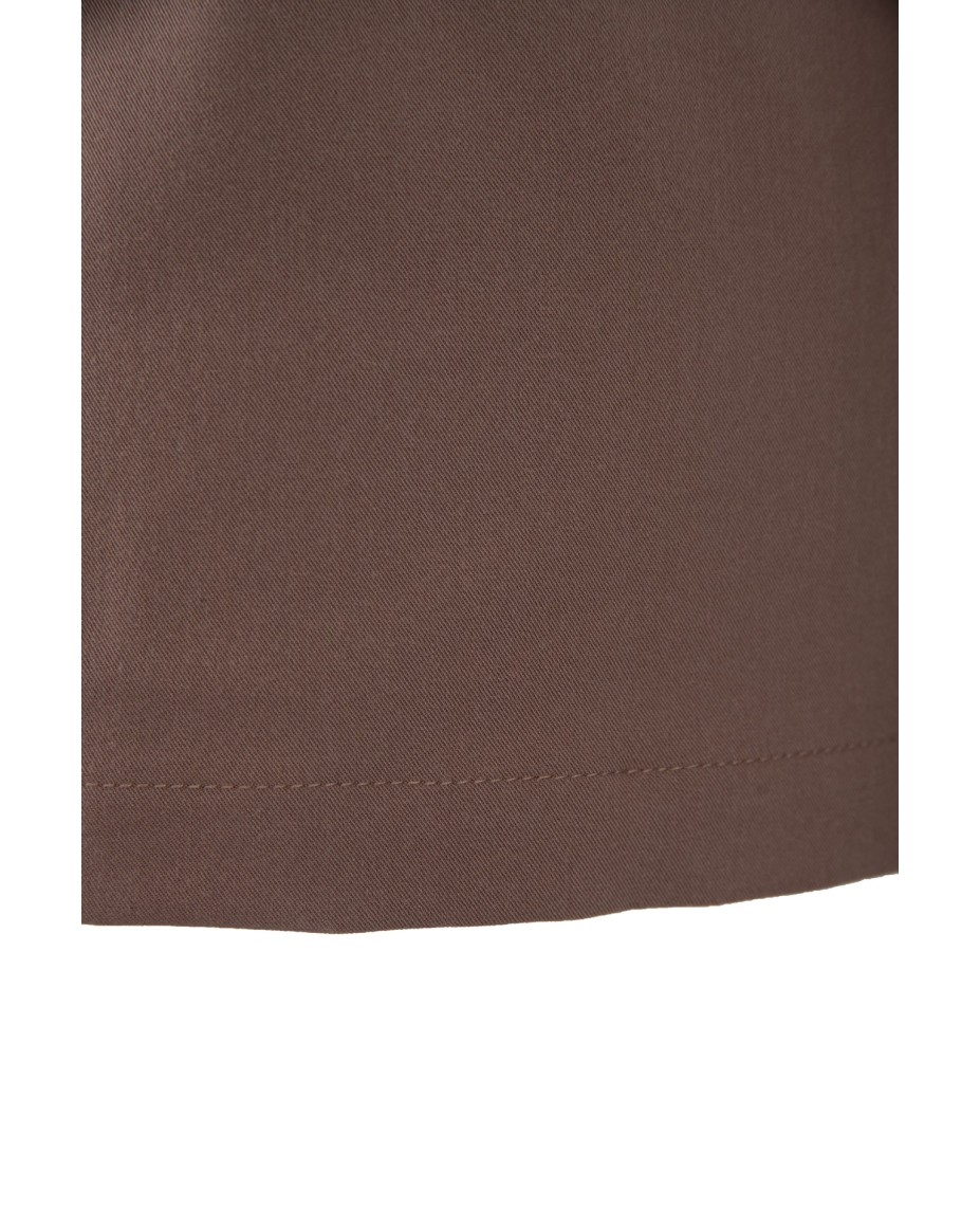 V-Neck Two Pockets – Scrub Top Women WMT002 Sahara Mokka - MYNTS