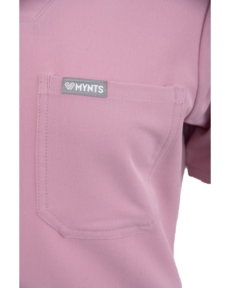 copy of MYNTS V-Neck Two Pockets – Scrub Top Women WMT002 Rose Water - MYNTS