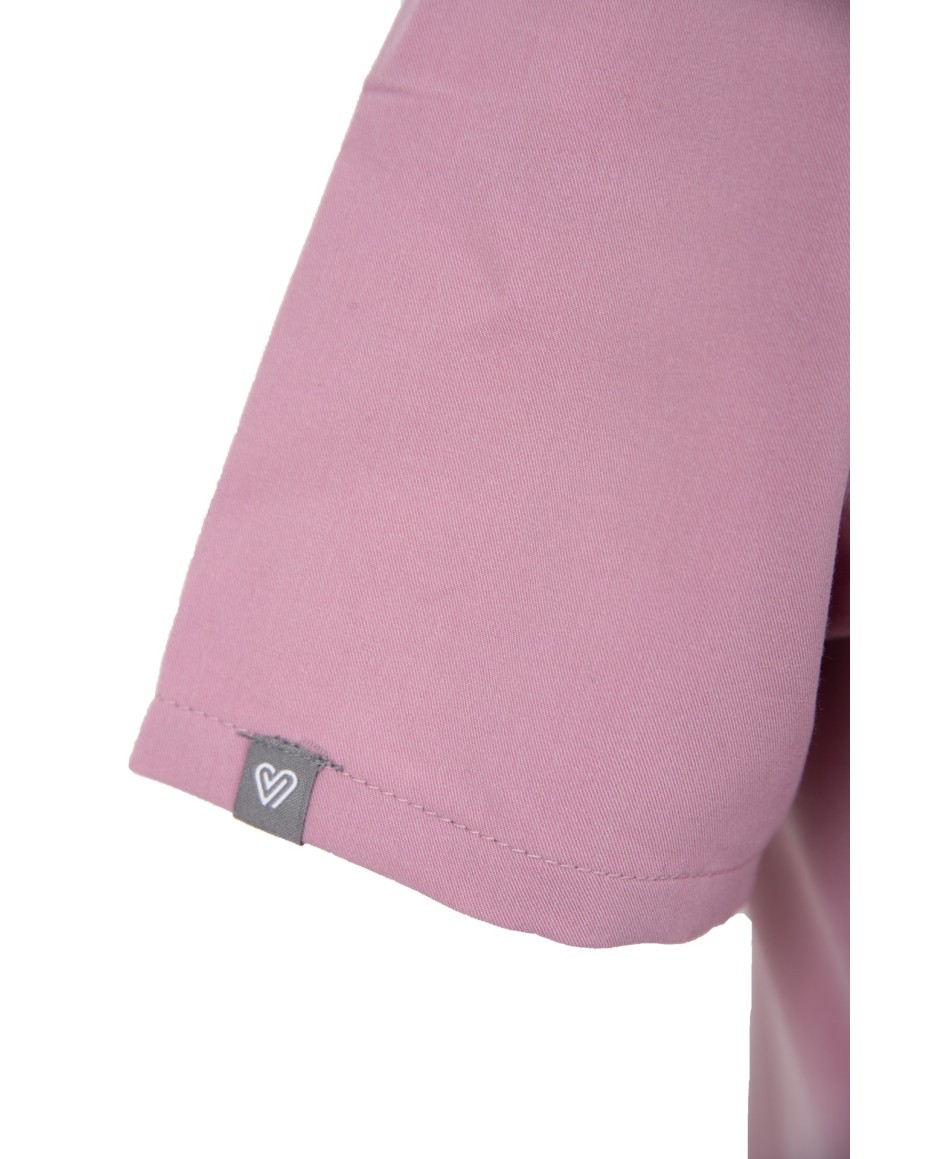 V-Neck Two Pockets – Scrub Top Women WMT002 Rose Water - MYNTS