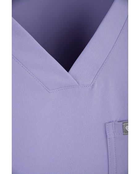 V-Neck Two Pockets – Scrub Top Women WMT002 Lavender - MYNTS
