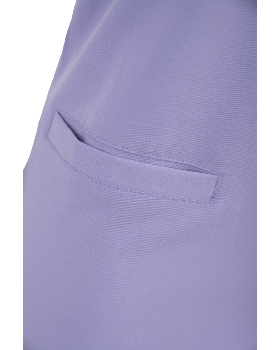 V-Neck Two Pockets – Scrub Top Women WMT002 Lavender - MYNTS