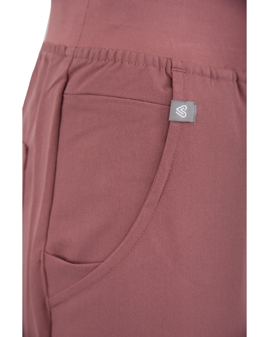 Straight Leg Pants Women WMP002 Terra Rose - MYNTS