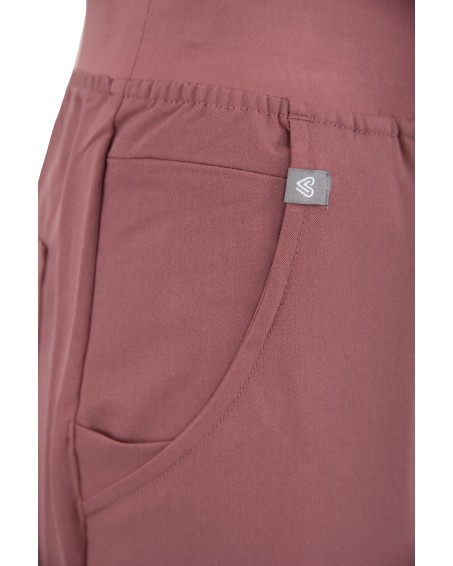 Straight Leg Pants Women WMP002 Terra Rose - MYNTS