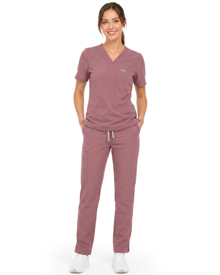 copy of MYNTS Straight Leg Pants Women WMP002 Terra Rose - MYNTS