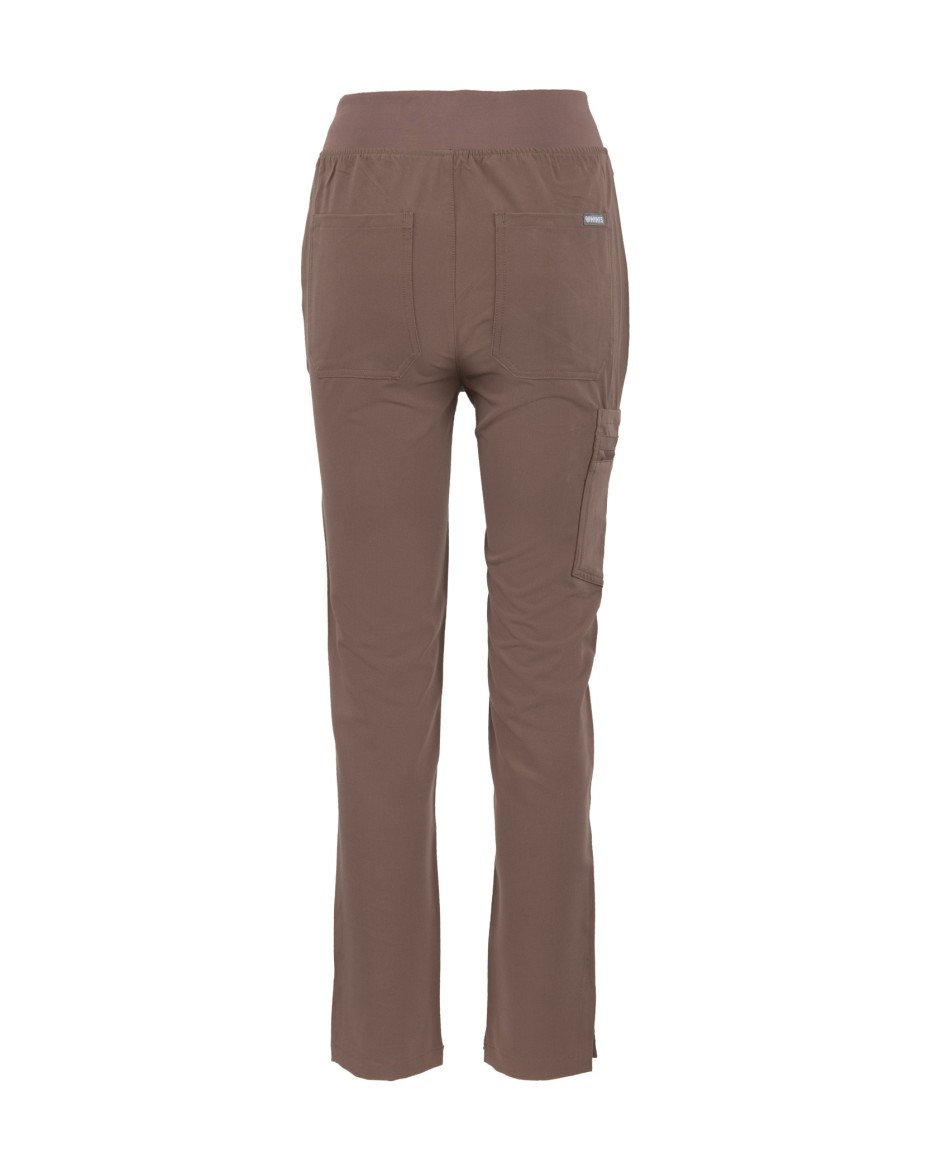 Straight Leg Pants Women WMP002 Sahara Mokka - MYNTS