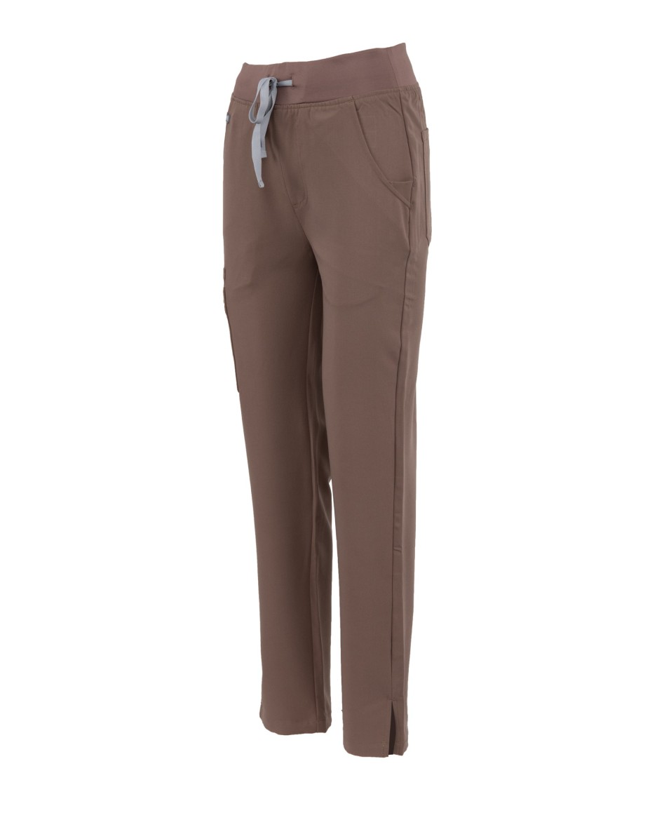 Straight Leg Pants Women WMP002 Sahara Mokka - MYNTS