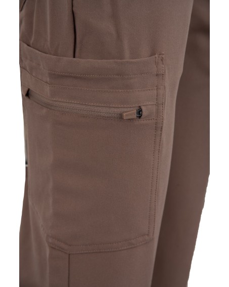 Straight Leg Pants Women WMP002 Sahara Mokka - MYNTS