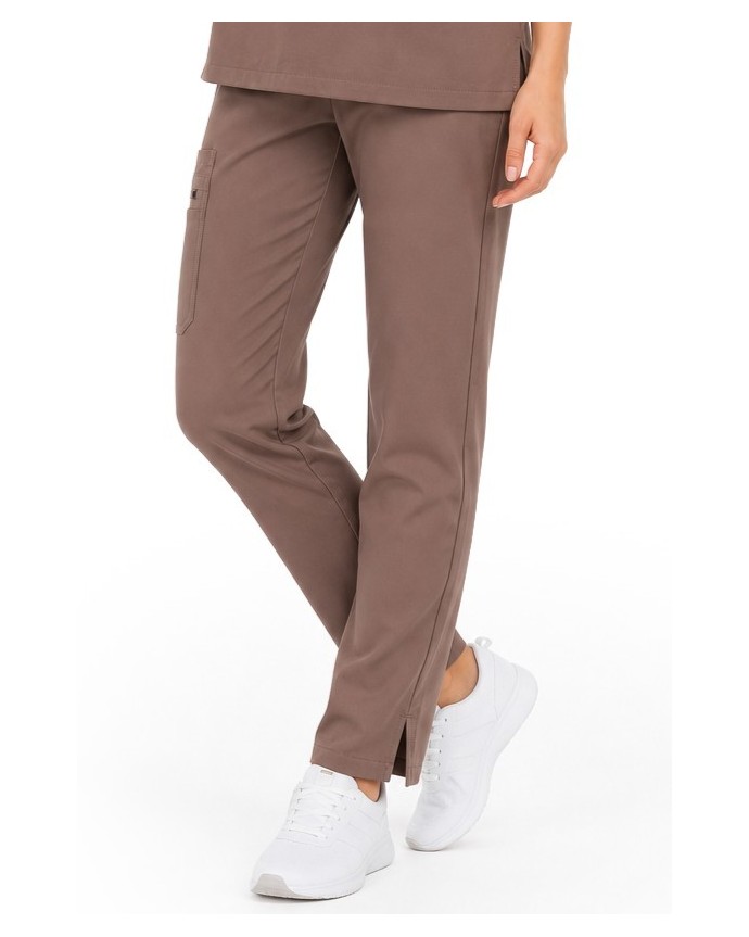 Straight Leg Pants Women WMP002 Sahara Mokka - MYNTS
