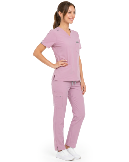 Straight Leg Pants Women WMP002 Rose Water - MYNTS