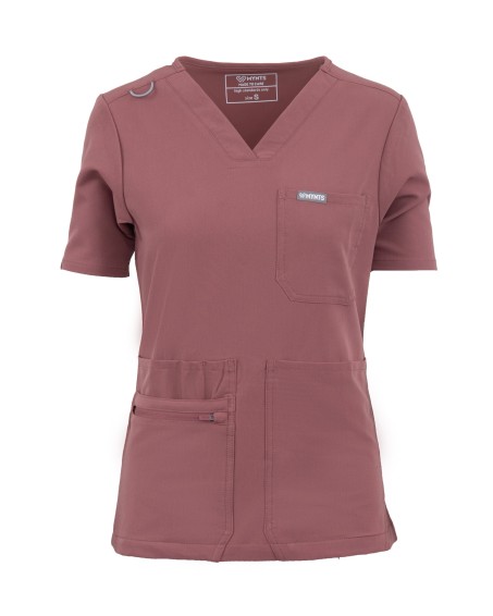 copy of MYNTS V-Neck Pocket Genius – Scrub Top Women WMT001 Terra Rose - MYNTS