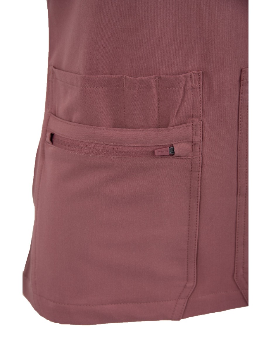 copy of MYNTS V-Neck Pocket Genius – Scrub Top Women WMT001 Terra Rose - MYNTS