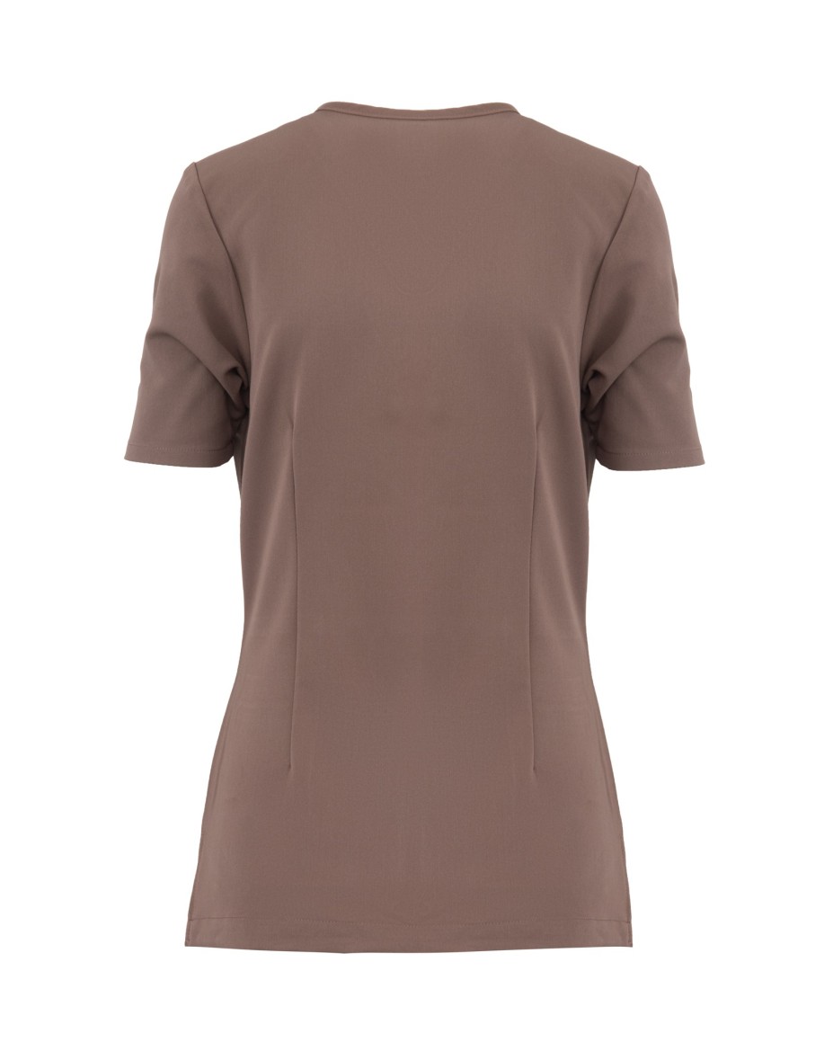 copy of MYNTS V-Neck Pocket Genius – Scrub Top Women WMT001 Sahara Mokka - MYNTS