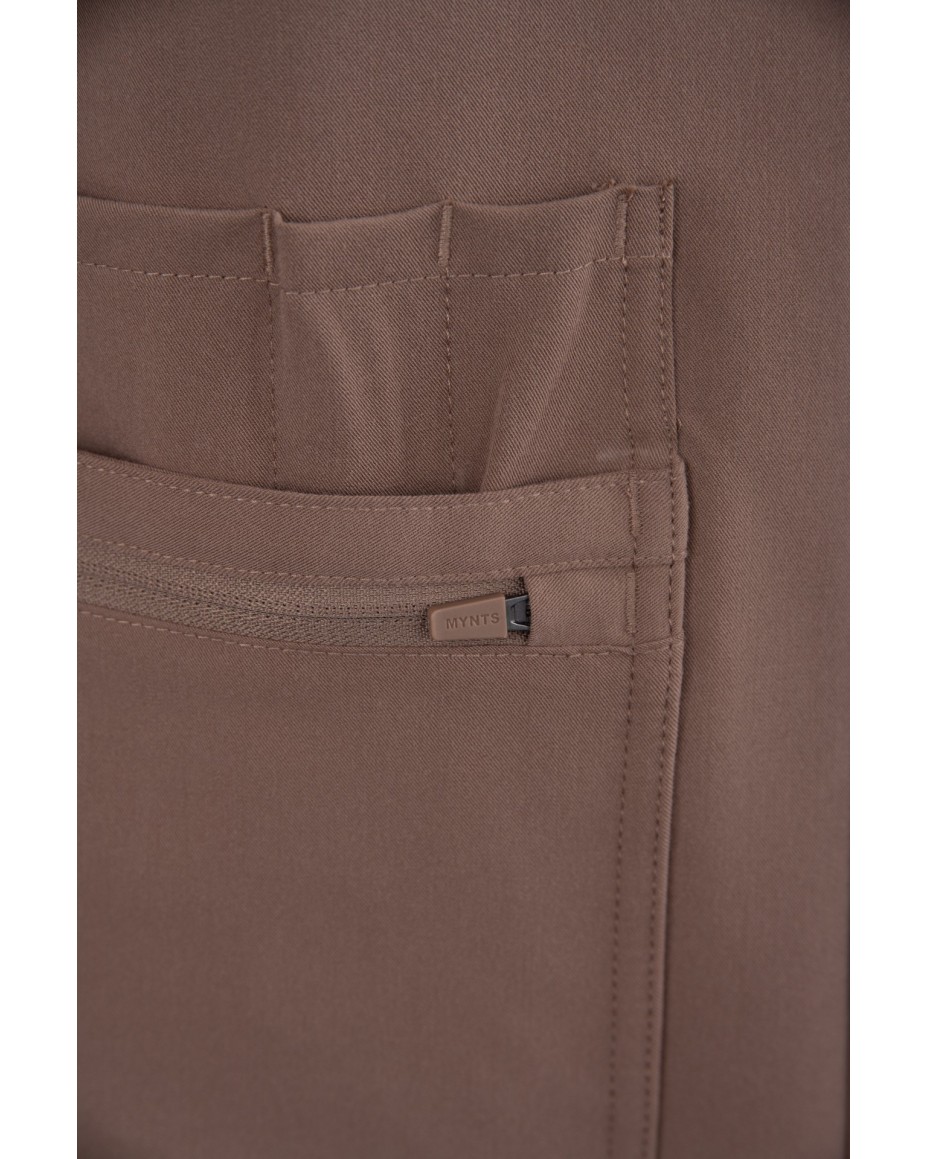 copy of MYNTS V-Neck Pocket Genius – Scrub Top Women WMT001 Sahara Mokka - MYNTS