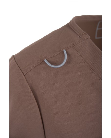 V-Neck Pocket Genius – Scrub Top Women WMT001 Sahara Mokka - MYNTS