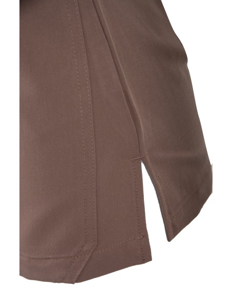 V-Neck Pocket Genius – Scrub Top Women WMT001 Sahara Mokka - MYNTS