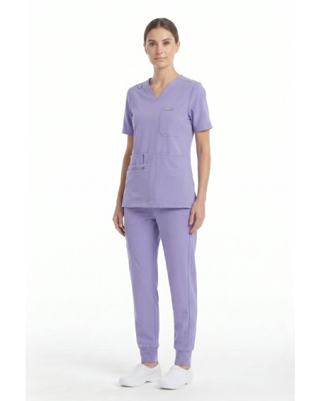 copy of MYNTS V-Neck Pocket Genius – Scrub Top Women WMT001 Lavender - MYNTS