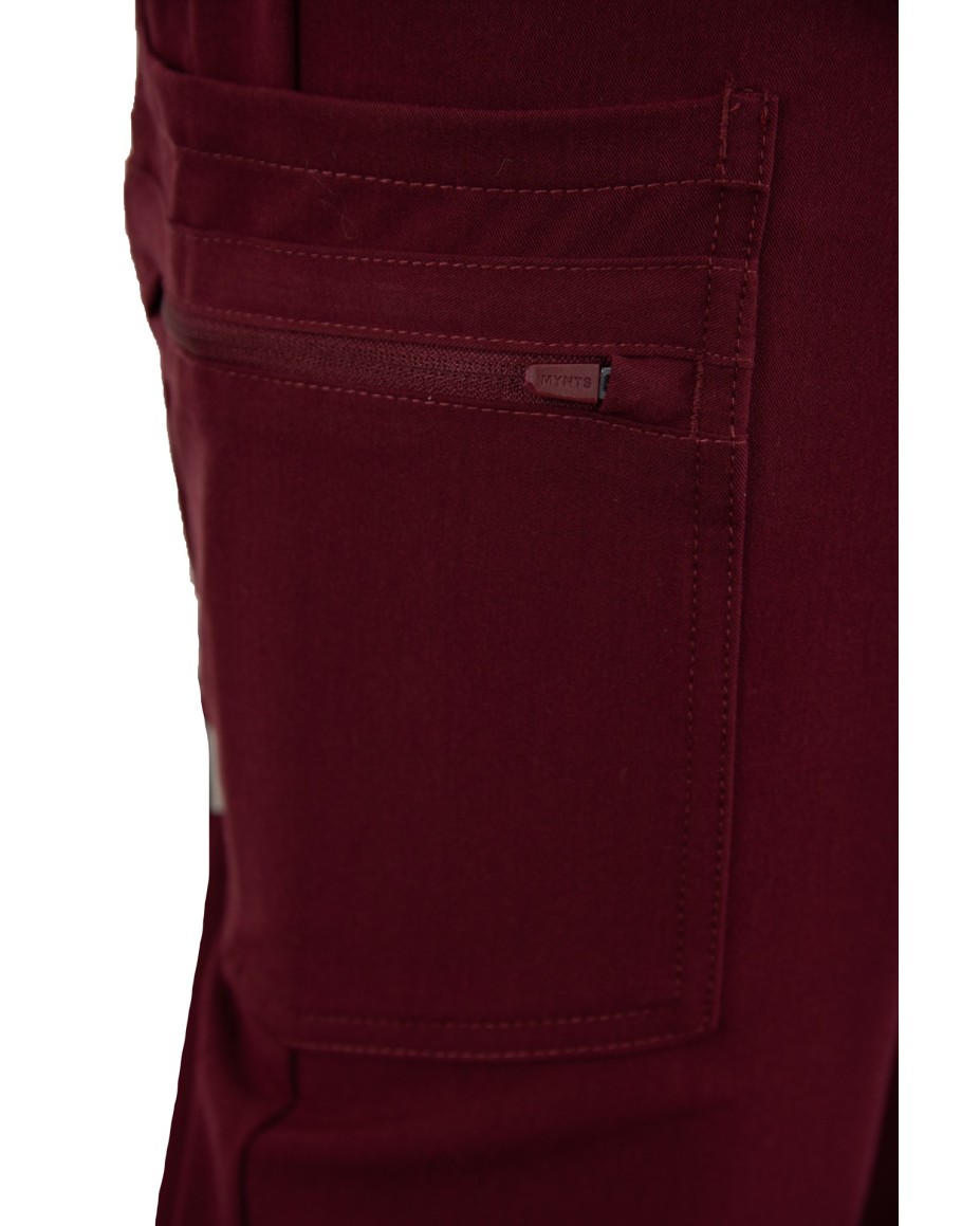 copy of MYNTS Straight Leg Pants Men MMP004 Burgundy - MYNTS