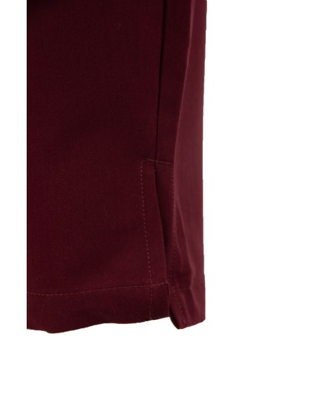 Straight Leg Pants Men MMP004 Burgundy - MYNTS