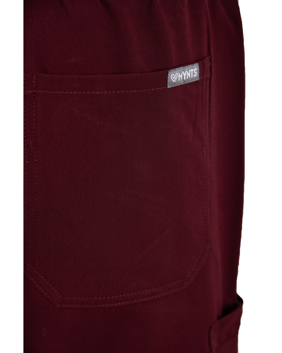 copy of MYNTS Straight Leg Pants Men MMP004 Burgundy - MYNTS