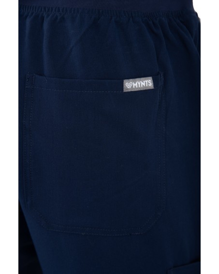Straight Leg Pants Men MMP004 Midnight Navy - MYNTS