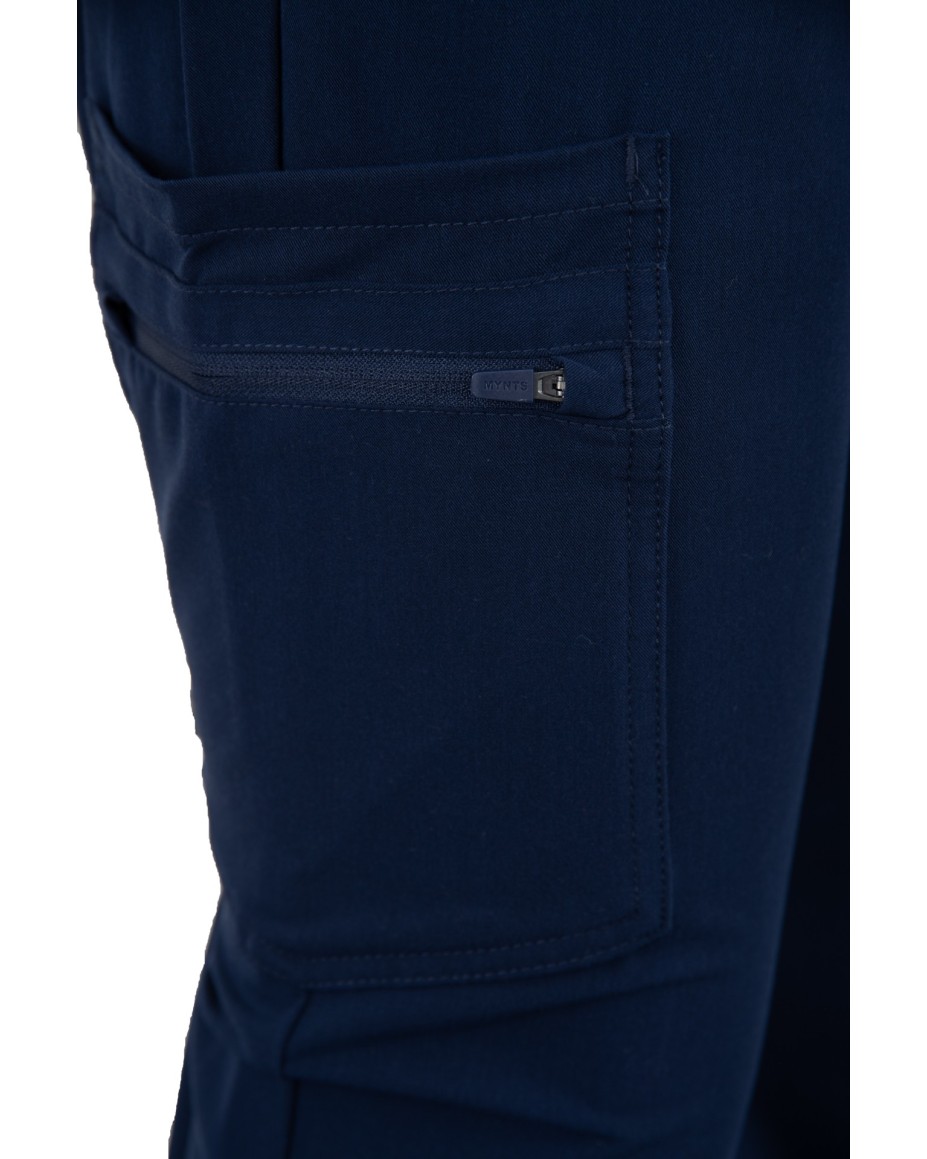 Straight Leg Pants Men MMP004 Midnight Navy - MYNTS