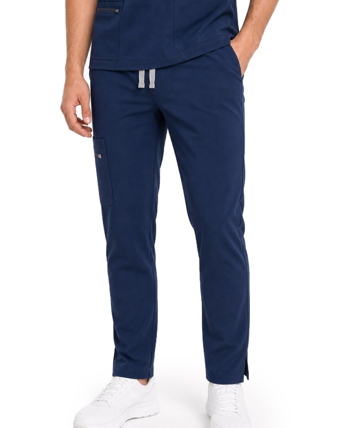 Straight Leg Pants Men MMP004 Midnight Navy - MYNTS