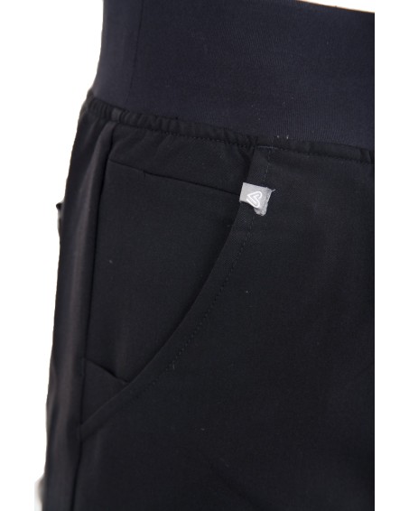 Straight Leg Pants Men MMP004 Black - MYNTS