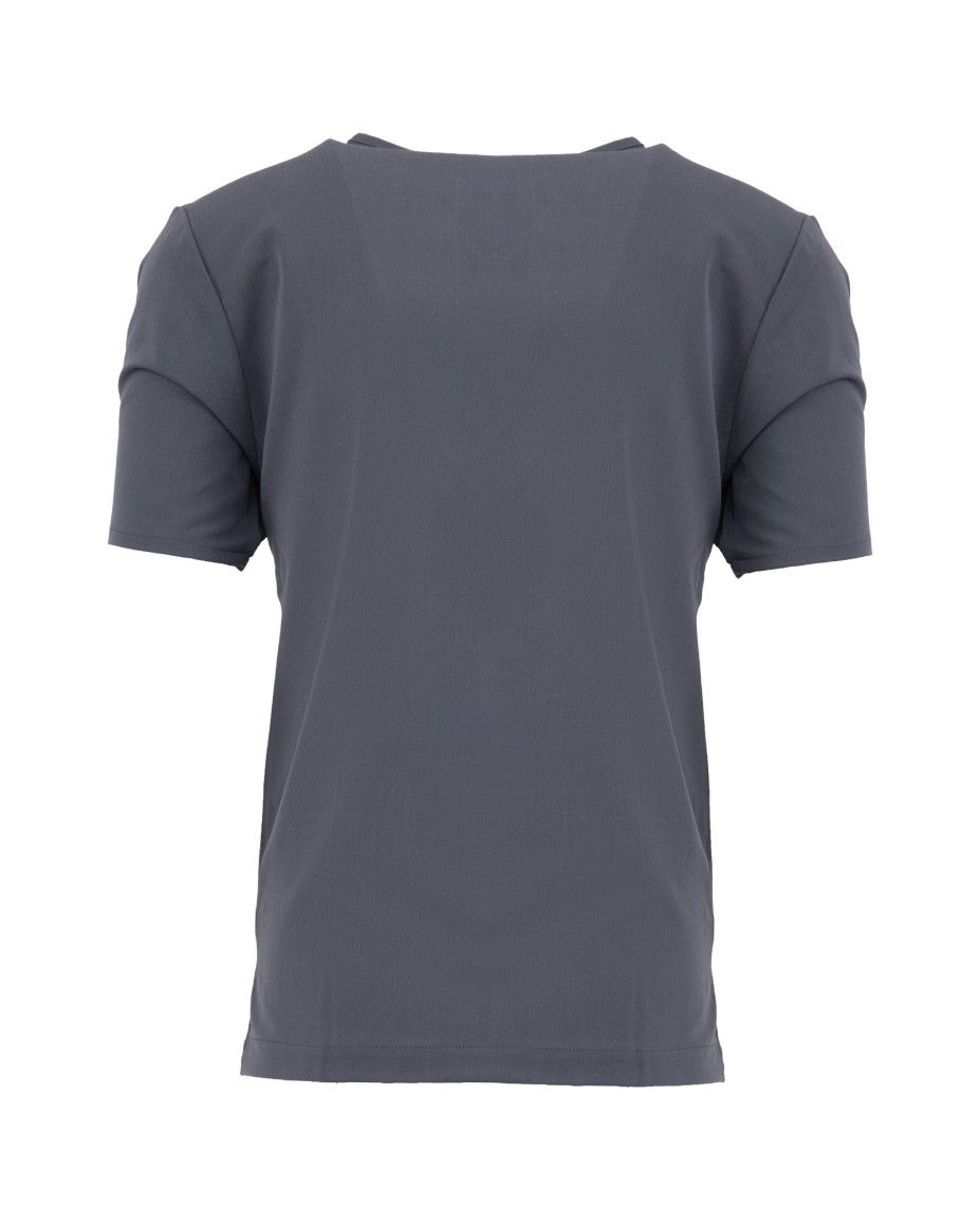 V-Neck Pocket Genius - ScrubTop Men MMT003 MoonStone Grey - MYNTS