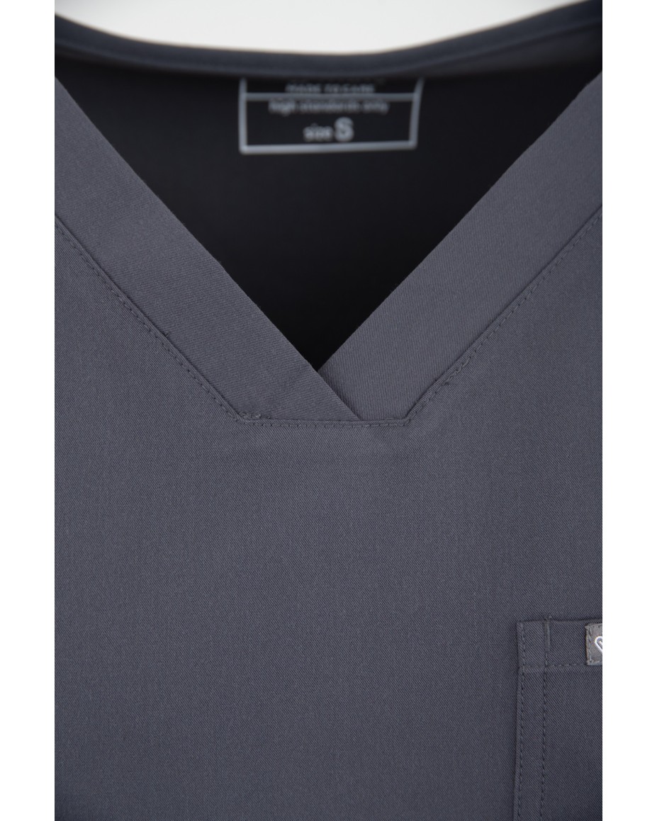 copy of MYNTS V-Neck Pocket Genius - ScrubTop Men MMT003 MoonStone Grey - MYNTS