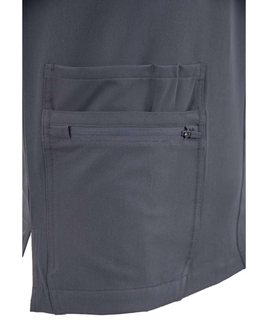 copy of MYNTS V-Neck Pocket Genius - ScrubTop Men MMT003 MoonStone Grey - MYNTS
