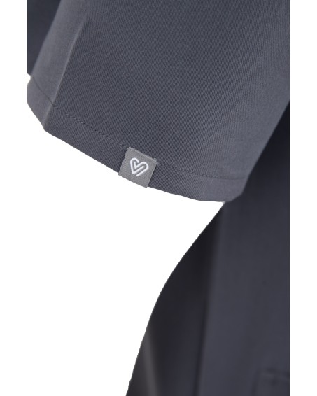 V-Neck Pocket Genius - ScrubTop Men MMT003 MoonStone Grey - MYNTS
