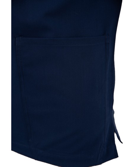 V-Neck Pocket Genius - ScrubTop Men MMT003 Midnight Navy - MYNTS