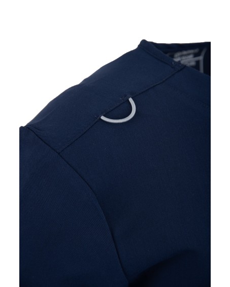 V-Neck Pocket Genius - ScrubTop Men MMT003 Midnight Navy - MYNTS