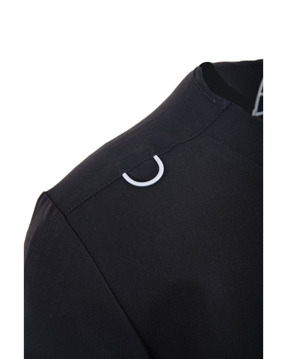 V-Neck Pocket Genius - ScrubTop Men MMT003 Black - MYNTS
