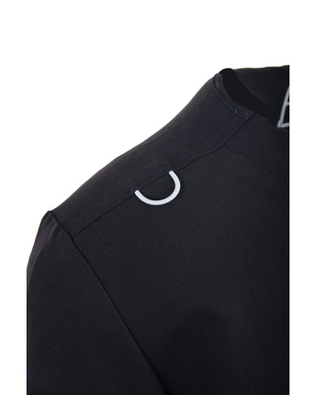 V-Neck Pocket Genius - ScrubTop Men MMT003 Black - MYNTS
