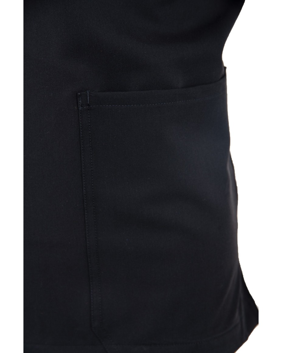 V-Neck Pocket Genius - ScrubTop Men MMT003 Black - MYNTS