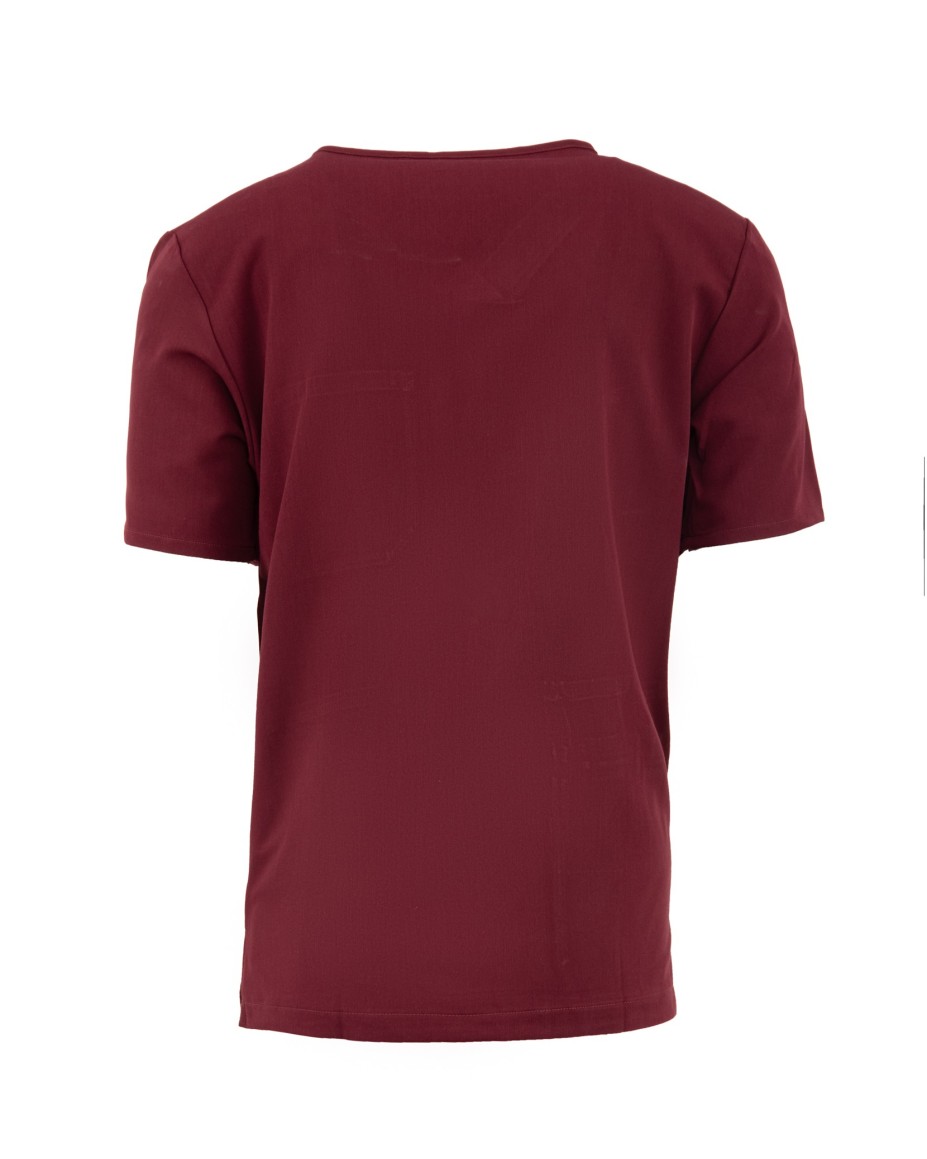 copy of MYNTS V-Neck Pocket Genius - ScrubTop Men MMT003 Burgundy - MYNTS
