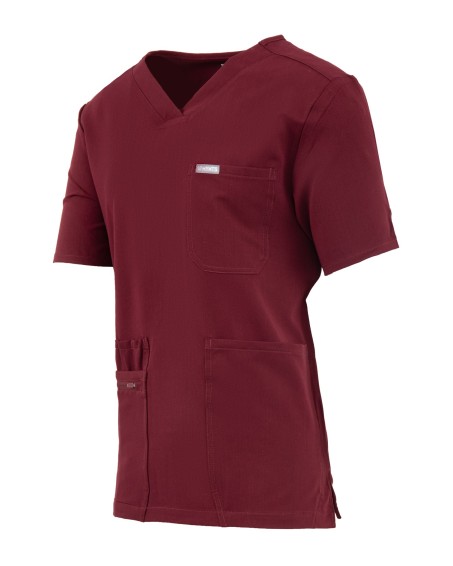 copy of MYNTS V-Neck Pocket Genius - ScrubTop Men MMT003 Burgundy - MYNTS