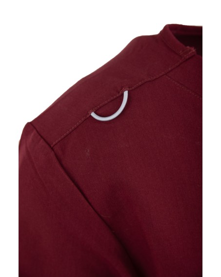V-Neck Pocket Genius - ScrubTop Men MMT003 Burgundy - MYNTS