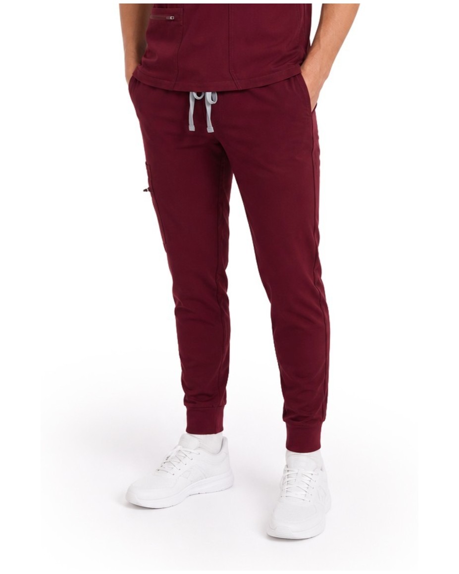 Jogger Pants Men MMP003 Burgundy - MYNTS